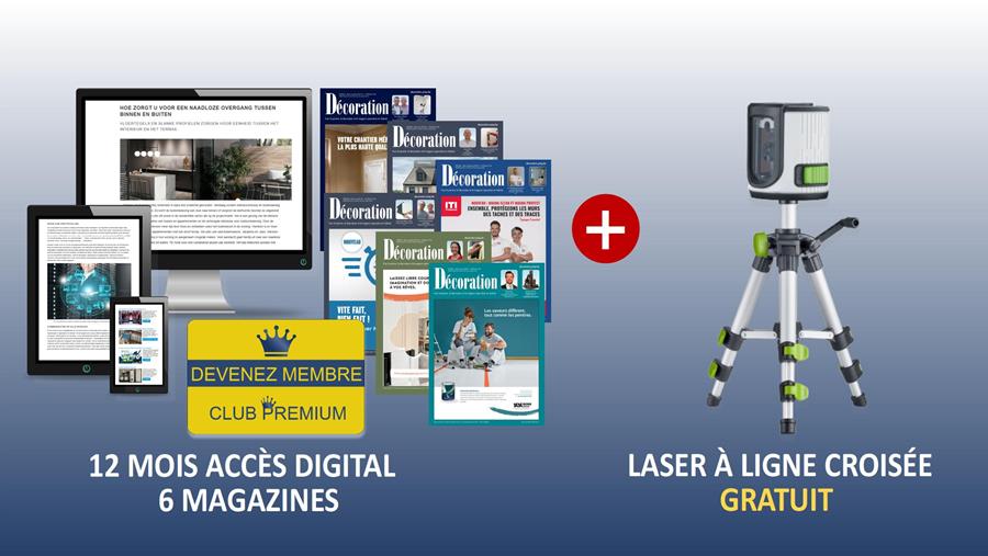 Laser à ligne croisée