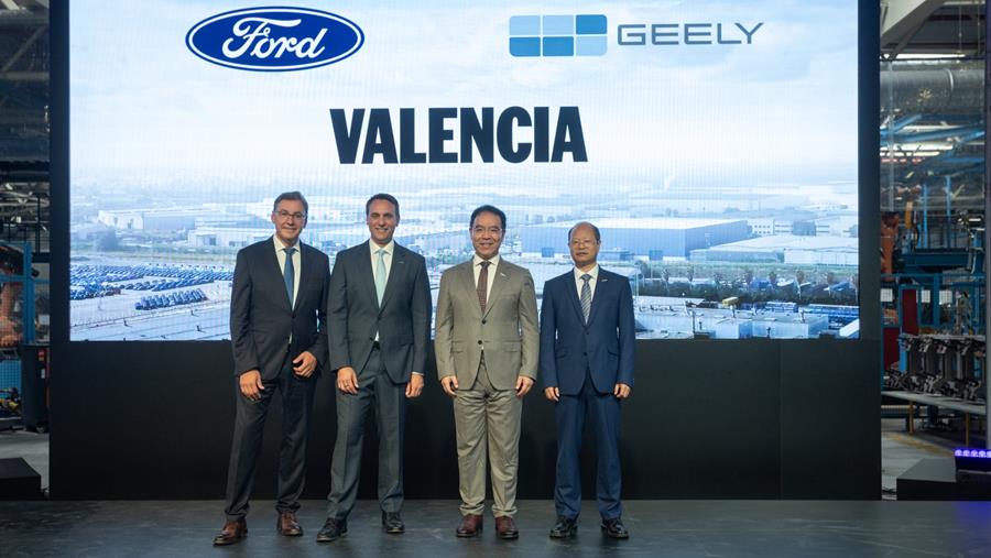 Ford en Geely bundelen productie in Valencia