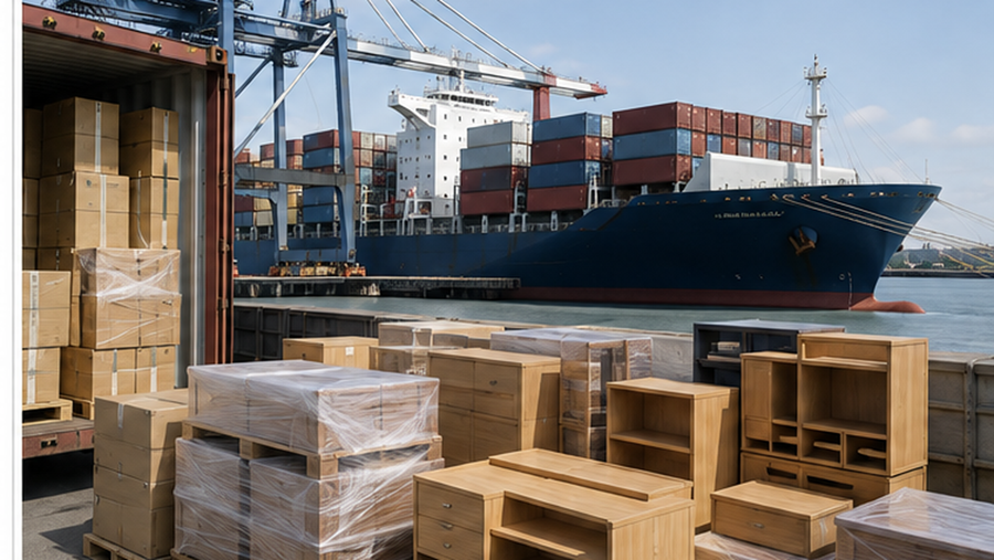 Les importations belges de meubles en bois chinois connaissent une forte hausse