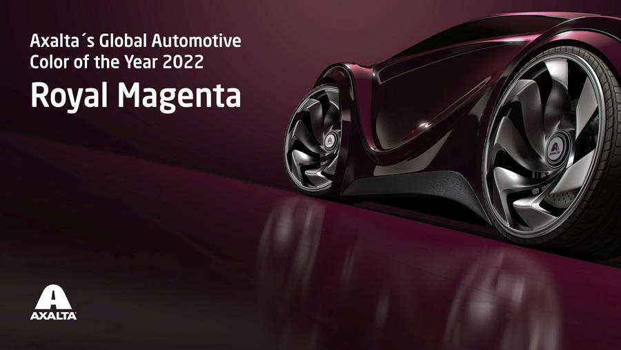 Magenta Royal la couleur automobile de l’année 2022 d'Axalta