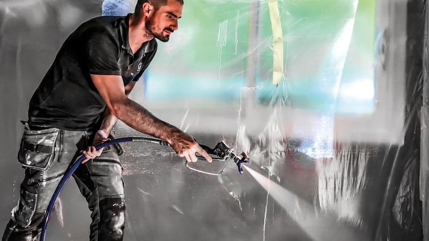 Waarom plamuur spuiten?