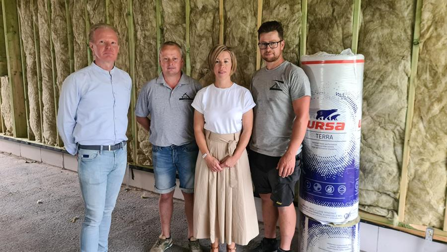 HOUTSKELETBOUW MET GLASWOL STEEDS POPULAIRDER