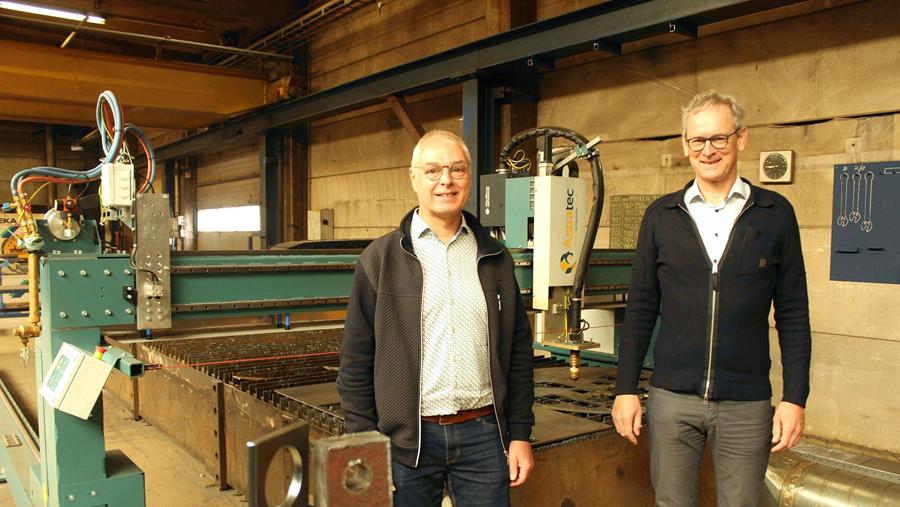 Performante plasmabrandsnijmachine voor Konstruktie Galloo
