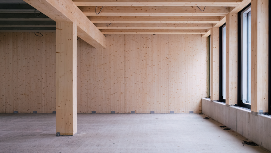 Stravifloor in combinatie met CLT-vloeren