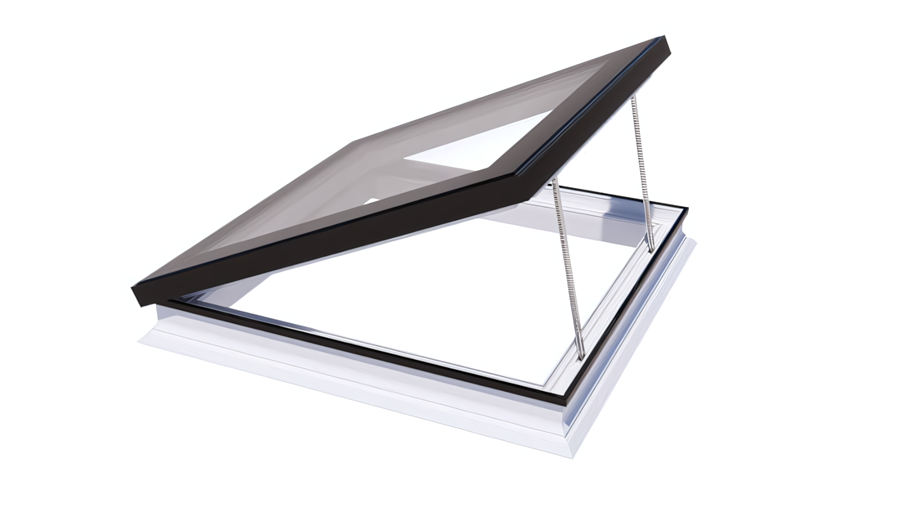 Roto rook- en warmte afvoerramen met D+H centrales