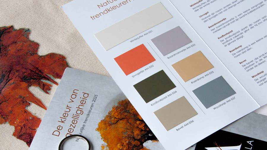 Une nouvelle palette de couleurs, inspirée par des animaux protégés en Limbourg