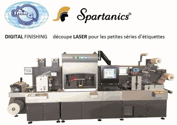 DIGITAL FINISHING - découpe LASER pour les petites séries d'étiquettes