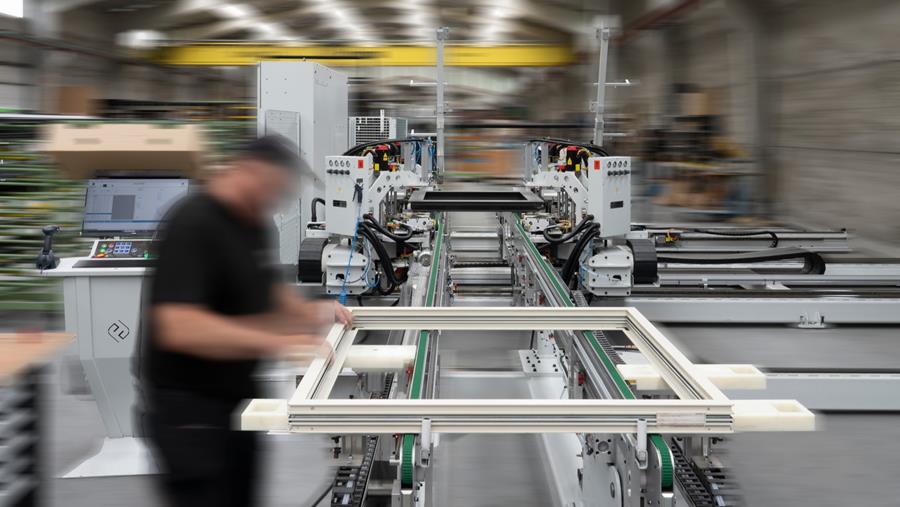 Des portes et fenêtres en aluminium aux angles parfaits chez Samyn