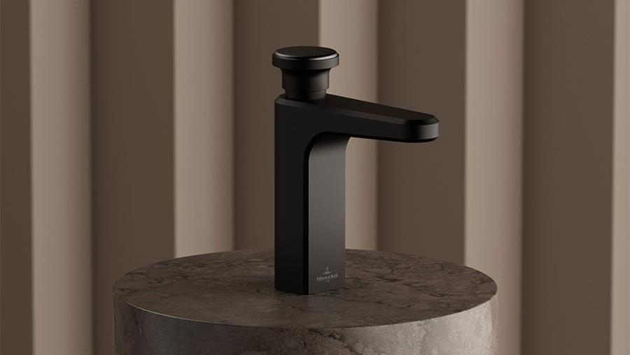 De premium mengkraanserie geïnspireerd op een parfumfles