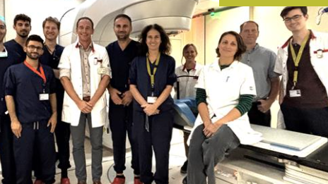 Hartritmestoornis behandeld met bestraling op basis van realtime beelden