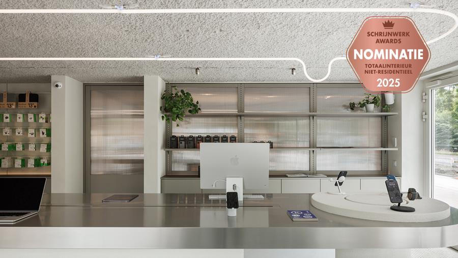 High-end winkelinterieur voor Apple-verdeler Kraks