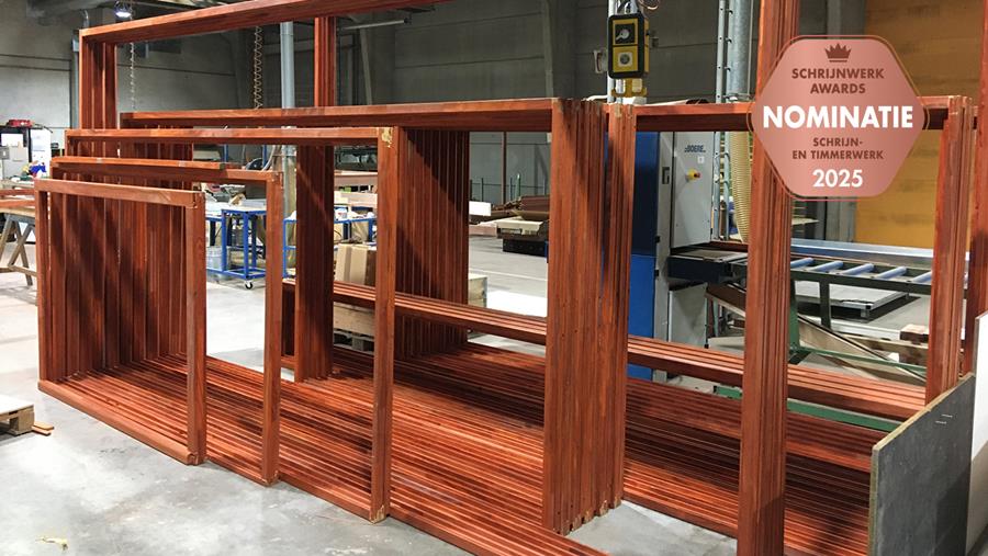 FSC-Padouk ramen voor erfgoedsite universiteit Luik