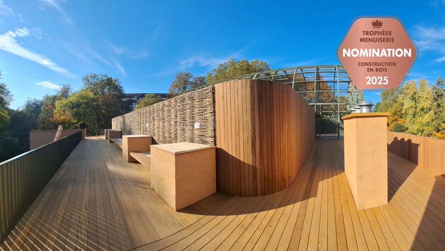 Des boiseries durable pour le biotope des marais au ZOO d'Anvers