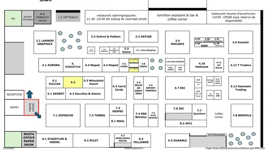 Paper Show 2026: exposanten en beursplan