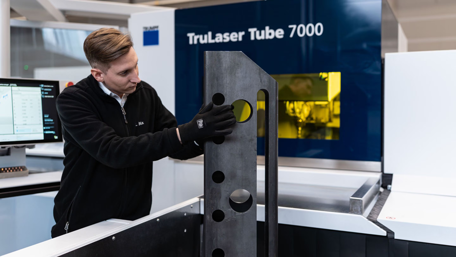 TRUMPF presenteert zijn meest productieve en flexibele buislasersnijmachine