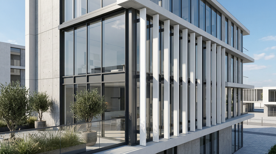 Nieuw architecturaal zonweringsysteem
