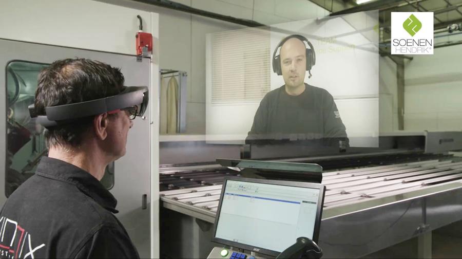 Soenen Hendrik gebruikt Hololens om klanten beter te ondersteunen