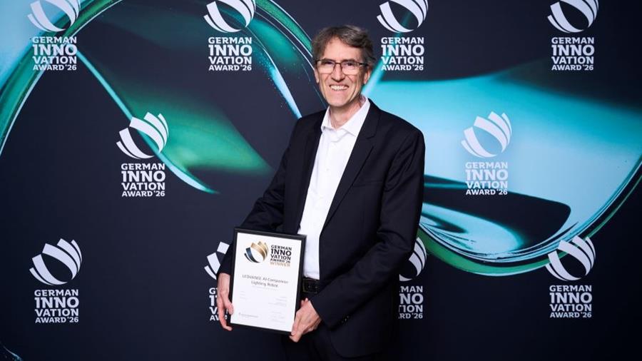 AI-lichtrobot Elix bezorgt LEDVANCE German Innovation Award 2026